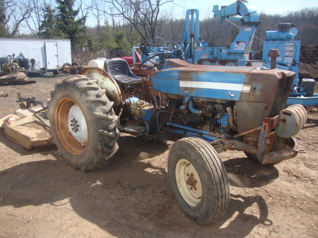 Ford 3000 Farm Tractor plus Land Pride Brush Hog used for sale